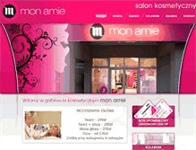 Tablet Screenshot of monamie.com.pl